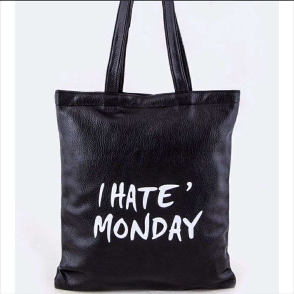 Tote Faux Leather with sequin leathers WOW